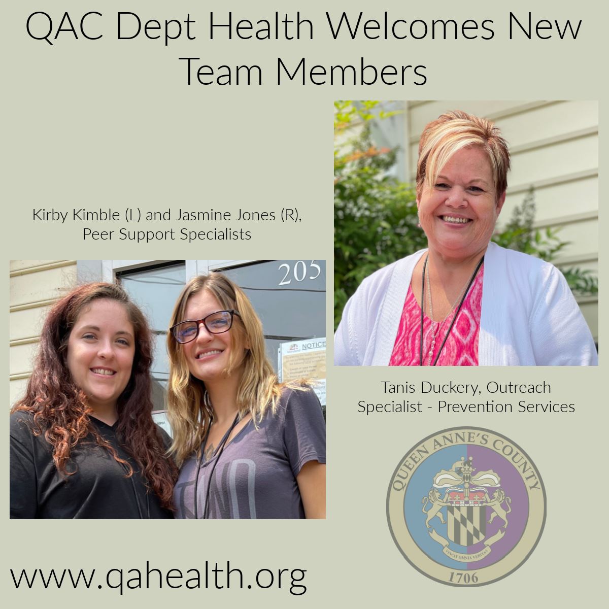 New Health Dept Staff