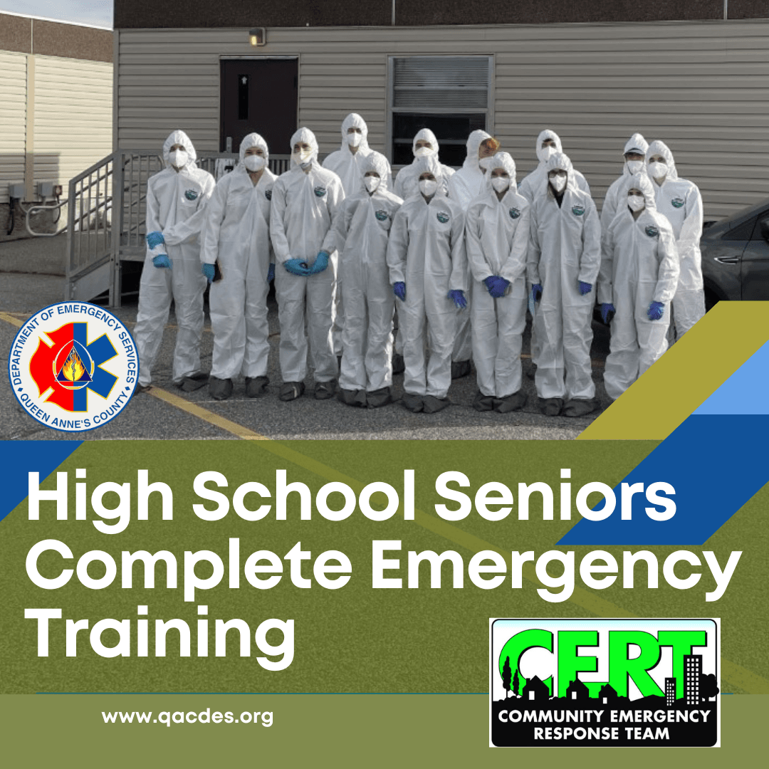 High School Seniors Take CERT Training