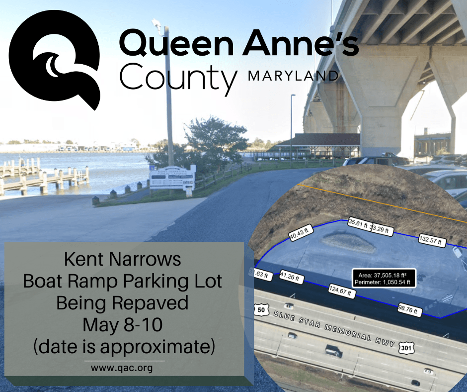 Copy of Kent Narrows Commuter Parking Lot Being Repaved May 2-5 (1)
