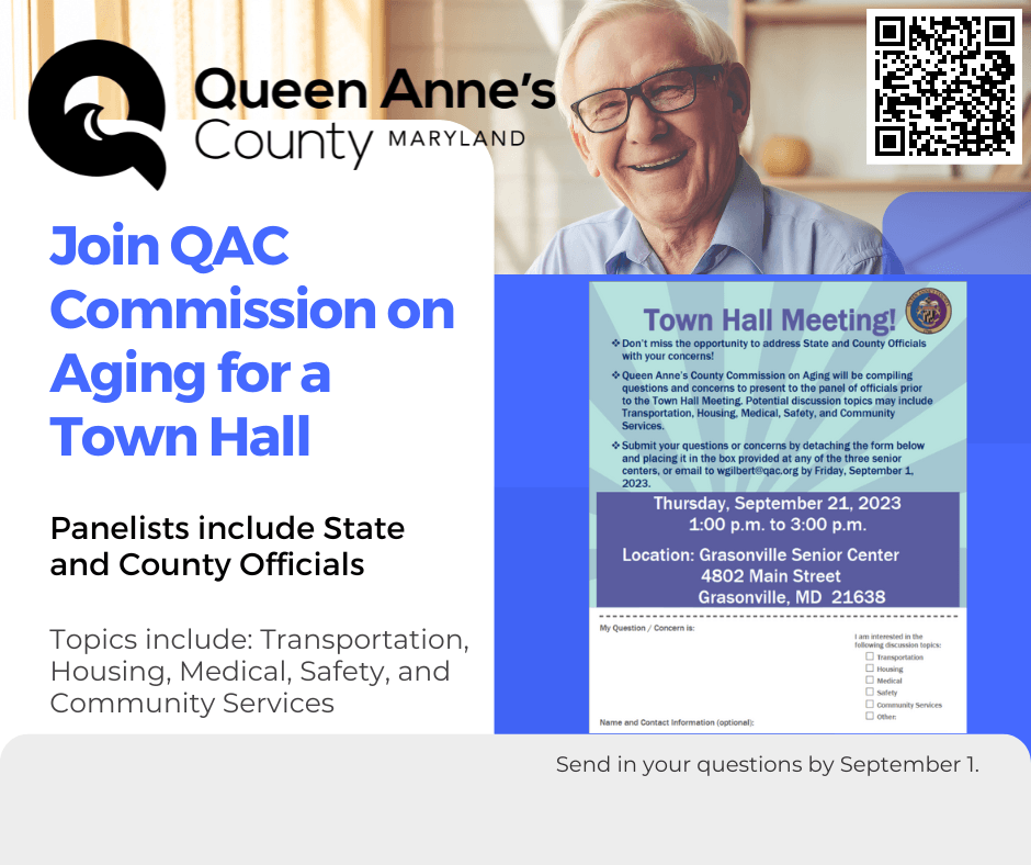 Join QAC Commission on Aging for a Town Hall