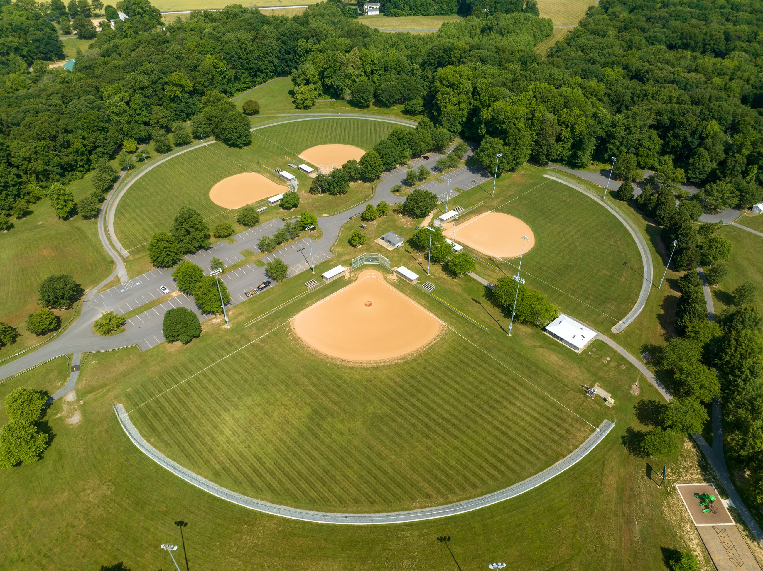AERIAL BASEBALL FIELD 3