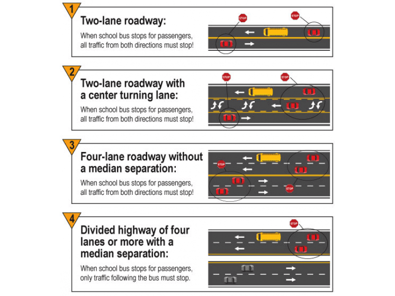 MVA when to stop for buses