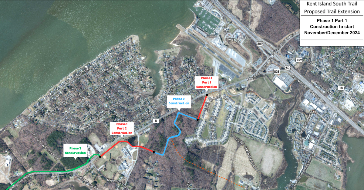 South Island Trail Extension Map Explained